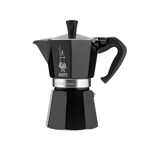 Moka pot Bialetti for 3 cups black